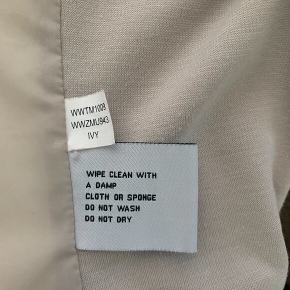 Black Rivet Faux/Vegan Leather Zip Moto Jacket Sz M Taupe Beige #78F - Picture 9 of 10